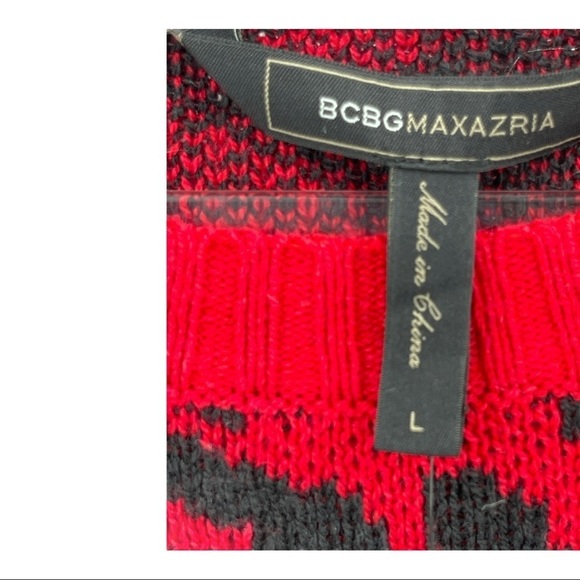 BCBGMaxazria Leopard Animal Print Sweater Size L - Picture 7 of 9
